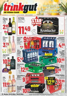 Krombacher im Trinkgut Prospekt "Aktuelle Angebote" mit 10 Seiten (Neustadt (Rübenberge))
