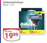 GLOBUS Kerpen - Mach3 Klingen Angebot im Prospekt Mach3 Klingen bei GLOBUS im Kerpen Prospekt für 19,99 €