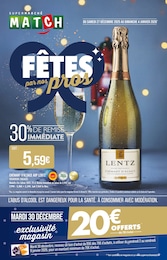 Catalogue Supermarchés Match à Petit-Réderching, avec 38 pages Prospectus Supermarchés Match à Petit-Réderching, "FÊTES par nos pros", 38 pages, 27/12/2025 - 04/01/2026