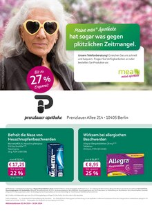 Arzneimittel im mea - meine apotheke Prospekt "Unsere April-Angebote" mit 4 Seiten (Berlin)