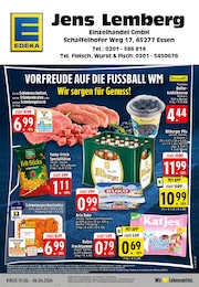 EDEKA Prospekt für Essen mit 24 Seiten EDEKA Prospekt für Essen: "Aktuelle Angebote", 24 Seiten, 01.06.2026 - 06.06.2026