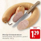 Würzige Schinkenkrakauer bei E center im Seelbach Prospekt für 1,29 €