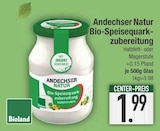 Bio-Speisequarkzubereitung von Andechser Natur im aktuellen EDEKA Prospekt für 1,99 €