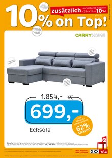 Ecksofa im aktuellen XXXLutz Möbelhäuser Prospekt (Düsseldorf) Ecksofa im XXXLutz Möbelhäuser Prospekt "junges wohnen." mit 12 Seiten (Düsseldorf)