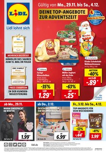 Lidl Prospekt für Mudersbach, Sieg mit 63 Seiten Lidl Prospekt für Mudersbach, Sieg: DEINE TOP-ANGEBOTE ZUR ADVENTSZEIT, 63 Seiten, 29.11.2021 - 04.12.2021