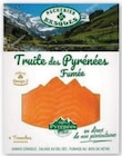 Truite fumée des Pyrénées - PECHERIES BASQUES en promo à 4,23 € chez U Express Truite fumée des Pyrénées - PECHERIES BASQUES dans le catalogue U Express
