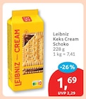 Keks Cream Schoko von Leibniz für 1,69 € bei budni im Angebot Keks Cream Schoko von Leibniz im aktuellen budni Prospekt