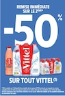 Promo -50% de remise immédiate sur le 2ème sur tout Vittel à  dans le catalogue Intermarché Contact à Angers
