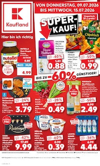 Kaufland Prospekt der Woche "Hier bin ich richtig" Seite 1, 09.07.2026 bis 15.07.2026 für Limbach-Oberfrohna Aktueller Kaufland Prospekt "Hier bin ich richtig" Seite 1 von 54 Seiten für Limbach-Oberfrohna