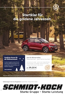 Aktueller Volkswagen Prospekt "Herbst im Kopf. Sicherheit im Auto." Aktueller Volkswagen Prospekt
