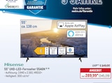 55" UHD-LED-Fernseher 55A6N im METRO Prospekt 55" UHD-LED-Fernseher 55A6N von Hisense im aktuellen METRO Prospekt für 345,09 €