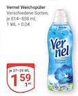 Vernel Weichspüler Angebote bei GLOBUS Hoyerswerda für 1,59 €