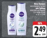 Classic Care Shampoo Angebote von Nivea bei E center Erlangen für 2,49 €