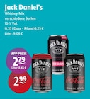 Whiskey-Mix Angebote von Jack Daniel’s bei Getränke Hoffmann Waldbröl für 2,79 €
