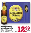 König Ludwig Weissbier Hell Angebote bei E center Mainz für 12,99 €