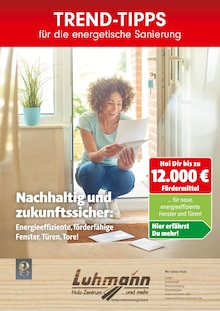 Holz-Zentrum-Luhmann Prospekt Trend-Tipps für die energetische Sanierung mit 10 Seiten