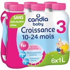 Lait de croissance liquide - CANDIA BABY - Supermarchés Match à Strasbourg Lait de croissance liquide - CANDIA BABY en promo chez Supermarchés Match Strasbourg à 16,59 €