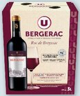 Bergerac AOP Roc de Breyssac Rouge ou rosé - U - U Express à Bordeaux Bergerac AOP Roc de Breyssac Rouge ou rosé - U en promo chez U Express Bordeaux à 7,59 €