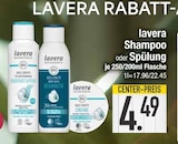 Shampoo oder Spülung von lavera im aktuellen EDEKA Prospekt für 4,49 €