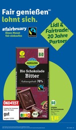 Lidl Tafel im Prospekt 