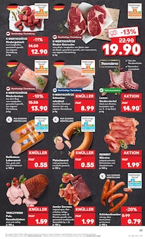 Schweineschnitzel im Kaufland Prospekt "Aktuelle Angebote" mit 54 Seiten (Bochum)