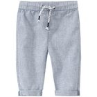 Baby Leinen-Hose mit Streifen für 10,00 € bei Ernstings family im Angebot Baby Leinen-Hose mit Streifen im aktuellen Ernstings family Prospekt