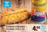 Schinken Käsestange + Spezi von Paulaner im aktuellen EDEKA Prospekt für 4,40 €