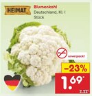 Blumenkohl im Netto Marken-Discount Prospekt Blumenkohl von HEIMAT im aktuellen Netto Marken-Discount Prospekt fĂŒr 1,69 âŹ