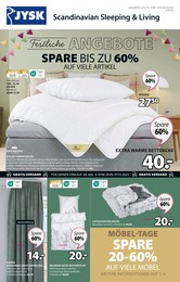 JYSK Prospekt: "Scandinavian Sleeping & Living", 18 Seiten, 17.09.2023 - 20.10.2023