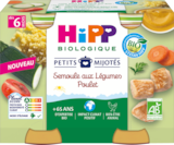 SEMOULE AUX LÉGUMES POULET PETITS MIJOTÉS BIO HIPP - HIPP dans le catalogue Auchan Hypermarché