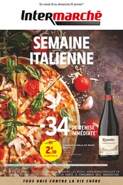 Catalogue Intermarché à Strasbourg, avec 20 pages Prospectus Intermarché à Strasbourg, "Semaine italienne", 20 pages, 24/01/2023 - 29/01/2023