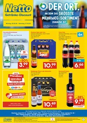 Aktueller Netto Marken-Discount Prospekt mit Bier, "DER ORT, AN DEM DU IMMER AUSGEZEICHNETE PREISE FINDEST.", Seite 1