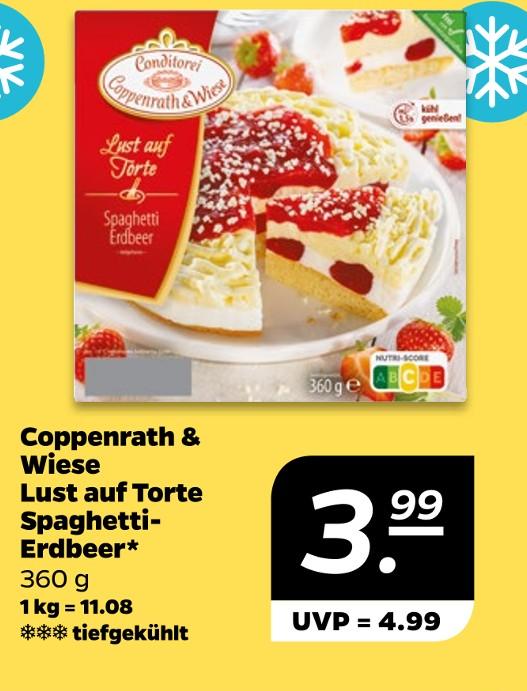 Lust auf Torte Spaghetti-Erdbeer
