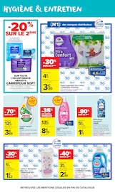 Promos Lessive dans le catalogue "Carrefour market" de Carrefour Market Lessive en promo dans le catalogue Carrefour Market à la page 43