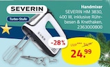 Handmixer HM 3830 von Severin im aktuellen ROLLER Prospekt für 24,99 €