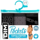 Slips "Pockets coton x3" - DIM - Carrefour à Reims Slips "Pockets coton x3" - DIM en promo chez Carrefour Reims à 9,93 €