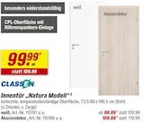 Innentür Natura Modell im toom Baumarkt Prospekt Innentür Natura Modell von Classen im aktuellen toom Baumarkt Prospekt für 99,99 €
