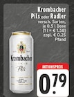 Pils oder Radler Angebote von Krombacher bei E center Erkelenz für 0,79 €