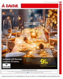 Prix et réduction Guirlande Led dans le prospectus Carrefour Market en cours Offre Guirlande Led dans le catalogue Carrefour Market du moment à la page 61
