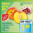 Pfirsiche gelbfleischig von GUT&GÜNSTIG für 1,49 € bei EDEKA im Angebot Pfirsiche gelbfleischig von GUT&GÜNSTIG im aktuellen EDEKA Prospekt