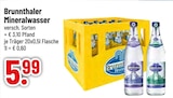 Mineralwasser Angebote von Brunnthaler bei Trinkgut Regensburg für 5,99 €