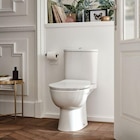 Pack WC à poser sans bride, sortie horizontale, abattant extra-plat, blanc, Jacob Delafon Louis en promo chez Castorama Valence à 149,00 €