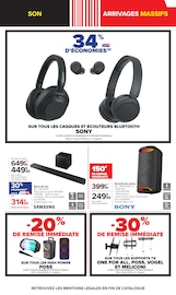 Promos Casque Audio dans le catalogue "ARRIVAGES MASSIFS" de Carrefour Casque Audio en promo dans le catalogue Carrefour à la page 13