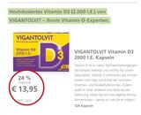 Vitamin D3 2000 I.E. Kapseln bei LINDA Premiumapotheke im Blankenburg Prospekt für 13,95 €