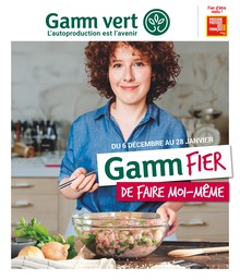 Prospectus Gamm vert à Valence, "Gamm Fier de faire moi-même", 20 pages, 06/12/2023 - 28/01/2024