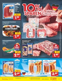 Würstchen im Netto Marken-Discount Prospekt "Aktuelle Angebote" auf Seite 9