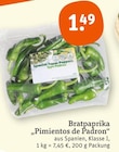 Bratpaprika "Pimientos de Padron" bei tegut im Stuttgart Prospekt für 1,49 €