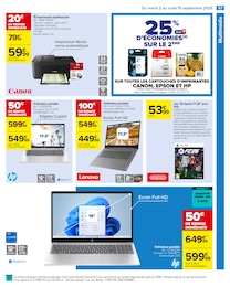 Offre Ordinateur Portable dans le catalogue Carrefour du moment à la page 59