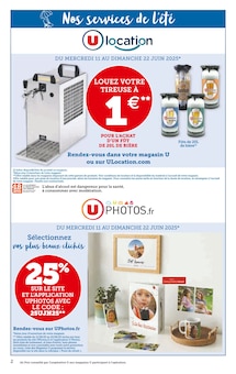 Promotion Bermuda Homme dans le prospectus Super U, valable du 11/06/2025 au 22/06/2025 Promo Bermuda Homme dans le catalogue Super U du moment à la page 2
