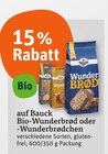 Bio Backwaren im tegut Prospekt Bio-Wunderbrød oder -Wunderbrødchen von Bauck im aktuellen tegut Prospekt